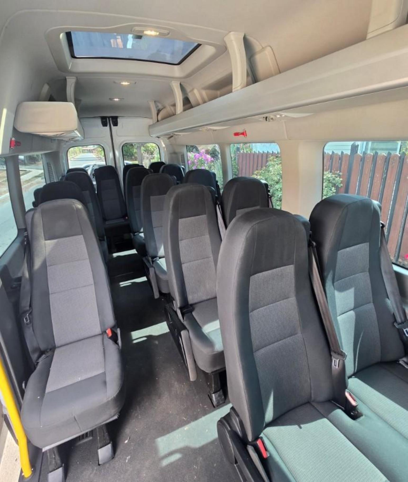 Interior de Ford Transit